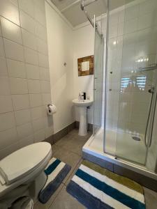 Koupelna v ubytování Hostal Amerindia