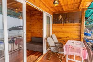 Balkón nebo terasa v ubytování Hitide Beach Resort
