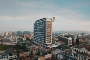 Nespecifikovaný výhled na destinaci Yogyakarta nebo výhled na město při pohledu z hotelu