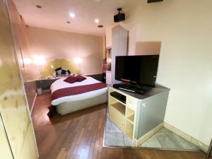 Μια τηλεόραση ή/και κέντρο ψυχαγωγίας στο HOTEL K's GOMANGOKU adult only