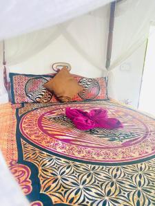 Cama o camas de una habitación en Berg House Unawatuna
