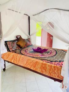 Cama o camas de una habitación en Berg House Unawatuna