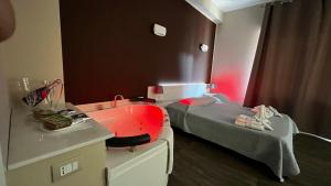 Postel nebo postele na pokoji v ubytování B&B Leus Appartment