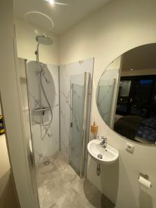 Ένα μπάνιο στο Garden Guest house & Sauna