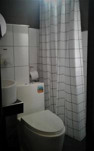 Koupelna v ubytování Capsule Hostel Chiangkhan