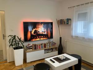 TV a/nebo společenská místnost v ubytování InOsijek- FEELS LIKE HOME