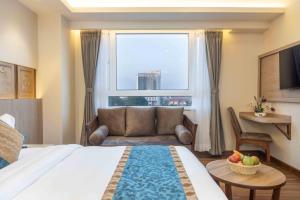 Letto o letti in una camera di Shuvatara Suites & Spa, Thamel