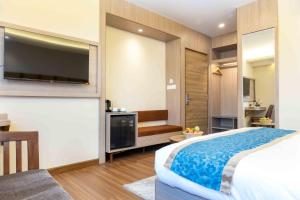 Letto o letti in una camera di Shuvatara Suites & Spa, Thamel