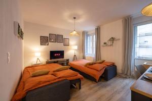 Postel nebo postele na pokoji v ubytování MonSéjourCosy - L'Escapade - Spacieux - Netflix