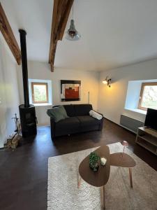 Posezení v ubytování Petite maison ardéchoise