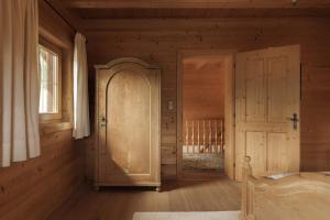 Voodi või voodid majutusasutuse Alpen-Chalet-Pankraz toas