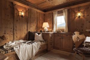 Voodi või voodid majutusasutuse Alpen-Chalet-Pankraz toas
