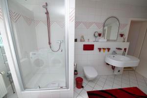 Koupelna v ubytování Ferienwohnung Maris