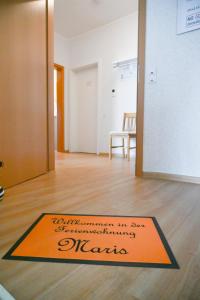 Certifikát, hodnocení, plakát nebo jiný dokument vystavený v ubytování Ferienwohnung Maris