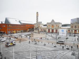 Vista generica su Lovanio o vista sulla città dall'interno dell'hotel