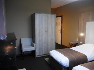 Letto o letti in una camera di Hotel Mille Colonnes