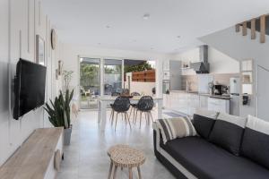 Kuchyň nebo kuchyňský kout v ubytování Kaz Sara