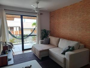 Et opholdsområde på Segurança e conforto na Praia Brava a 100 do mar - Condomínio Curimã