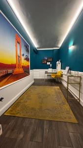 Posezení v ubytování B&B Leus Appartment