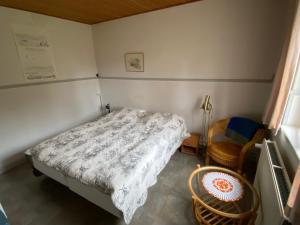 Postel nebo postele na pokoji v ubytování GRUBBE MØLLE Bed & Breakfast