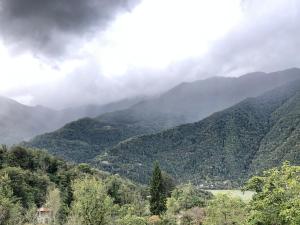 Paesaggio naturale nelle vicinanze del campeggio