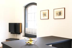 Televizors / izklaižu centrs naktsmītnē Studio Karl Oppermann mit Einzelgarage