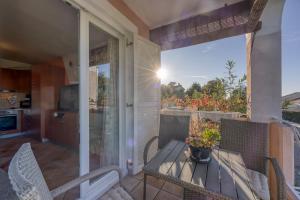 Balkón alebo terasa v ubytovaní Apartman Matej
