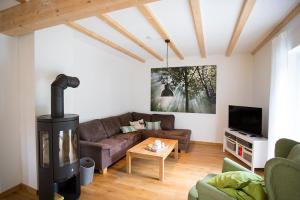 Μια τηλεόραση ή/και κέντρο ψυχαγωγίας στο Ferienhaus Waldlicht