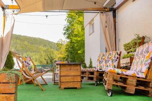 Widok na góry z tego hotelu