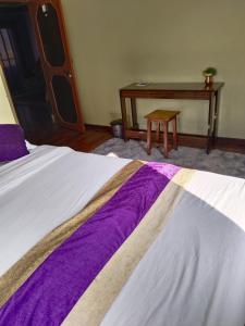 Letto o letti in una camera di Kathmandu Airport View Hotel And Lodge