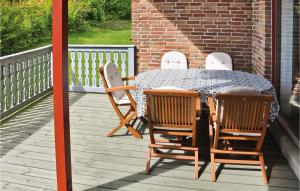 Balkón nebo terasa v ubytování Holiday Home Teglbakken V