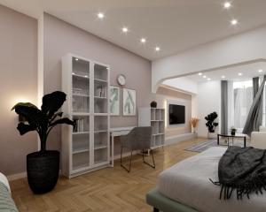 Ένα ή περισσότερα κρεβάτια σε δωμάτιο στο Zoe At The Terrace Portsmouth