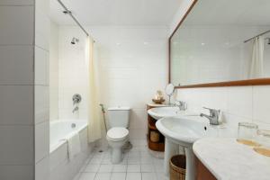 A bathroom at Inya Lake Hotel Yangon