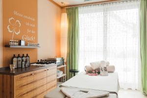 Príslušenstvo na prípravu kávy alebo čaju v ubytovaní Hotel Klausnerhof