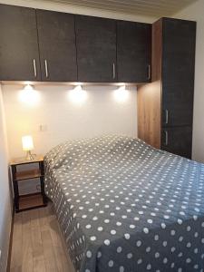 Ένα ή περισσότερα κρεβάτια σε δωμάτιο στο Appartment 4 personnes La Bresse