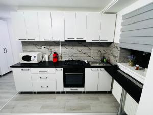Kuchyň nebo kuchyňský kout v ubytování SOFIA Apartment + 2 fotografie