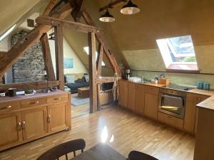 Kuchyň nebo kuchyňský kout v ubytování Haus An der Rur - 5 Apartments mitten in Monschau