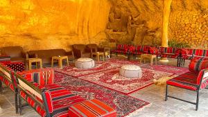 Istumisnurk majutusasutuses Youssef camp Wadi Rum