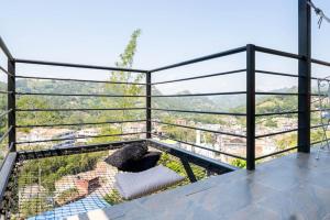 Balkón nebo terasa v ubytování Cabañas Los Héroes