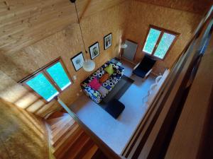 Posezení v ubytování Gîte Chalet Morvan Bourgogne