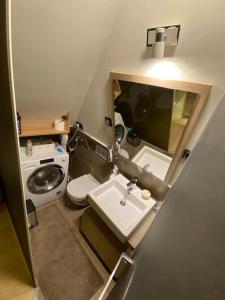 科帕奥尼克Vila Pahulja A10的带水槽和马桶的小浴室 更多9张照片