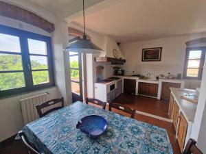 Η κουζίνα ή μικρή κουζίνα στο Campo Al Lupo