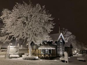 Silkeby Bed & Breakfast v zimě