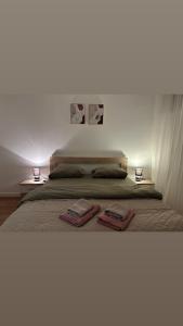 Postel nebo postele na pokoji v ubytování Residency appartment