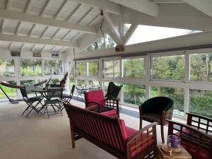 Posezení v ubytování La maison de Charles