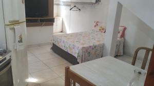 Ένα ή περισσότερα κρεβάτια σε δωμάτιο στο PedalAntes e Depois