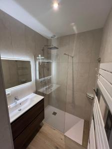 Koupelna v ubytování joli T4 centre ville Porticcio