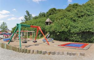 a group of playground equipment in a park at Marina Minde in Egernsund +8 photos