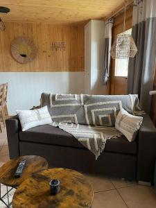 Posezení v ubytování Appartement cosy dans chalet typique Région Diablerets Glacier 3000 + 9 fotografií