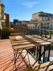 Balkón nebo terasa v ubytování M4 BLACK Monolocale Moderno e Funzionale